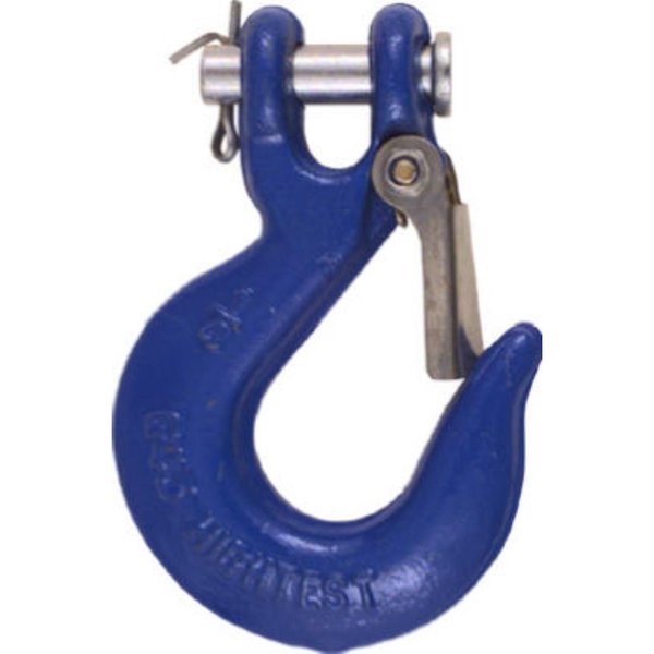 National Hardware Hook Clvs Slp Blue 1/4In N265-470